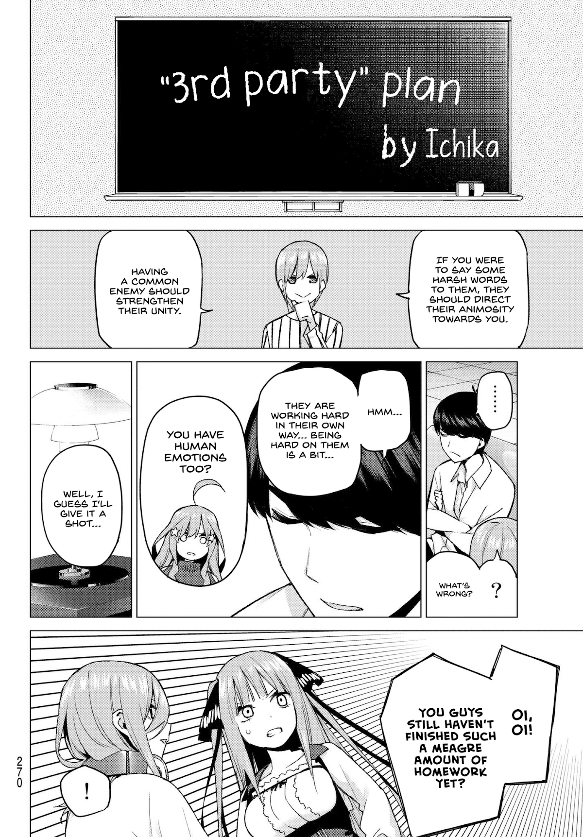 Go-Toubun no Hanayome Chapter 39 page 12 - Chapter 39: Seven Goodbyes ①