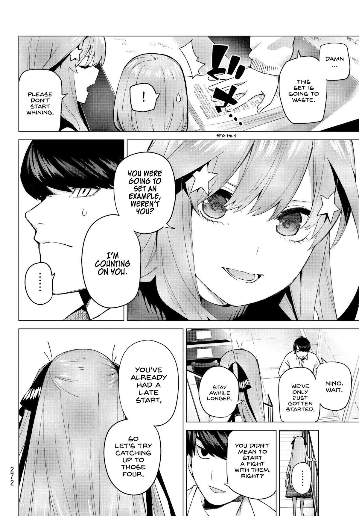 Go-Toubun no Hanayome Chapter 39 page 14 - Chapter 39: Seven Goodbyes ①