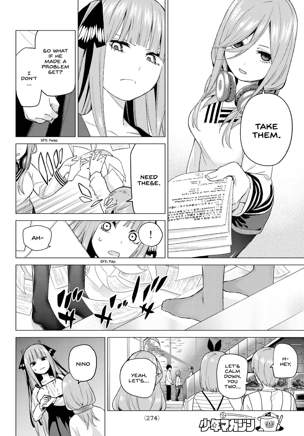 Go-Toubun no Hanayome Chapter 39 page 16 - Chapter 39: Seven Goodbyes ①