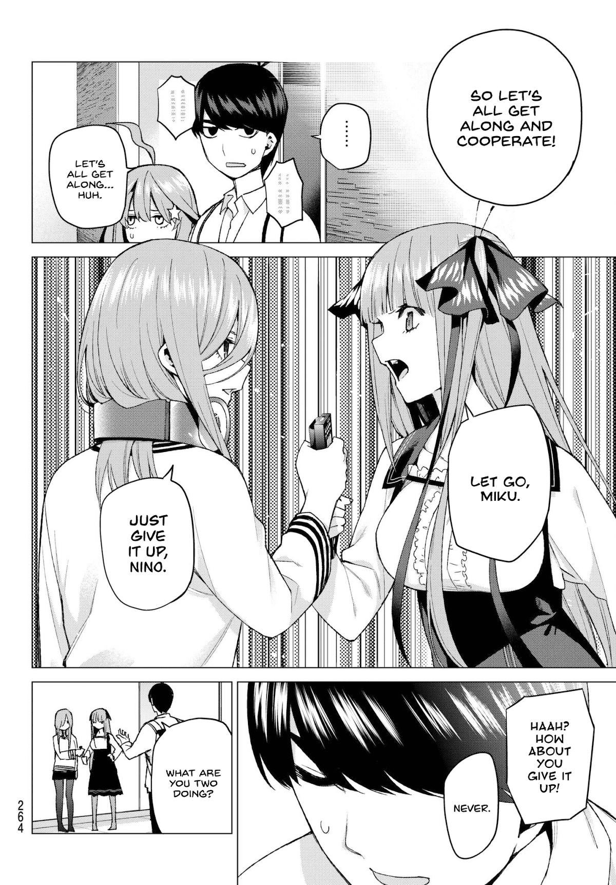 Go-Toubun no Hanayome Chapter 39 page 6 - Chapter 39: Seven Goodbyes ①