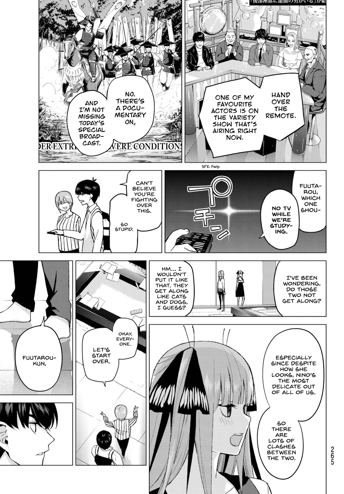 Go-Toubun no Hanayome Chapter 39 page 7 - Chapter 39: Seven Goodbyes ①