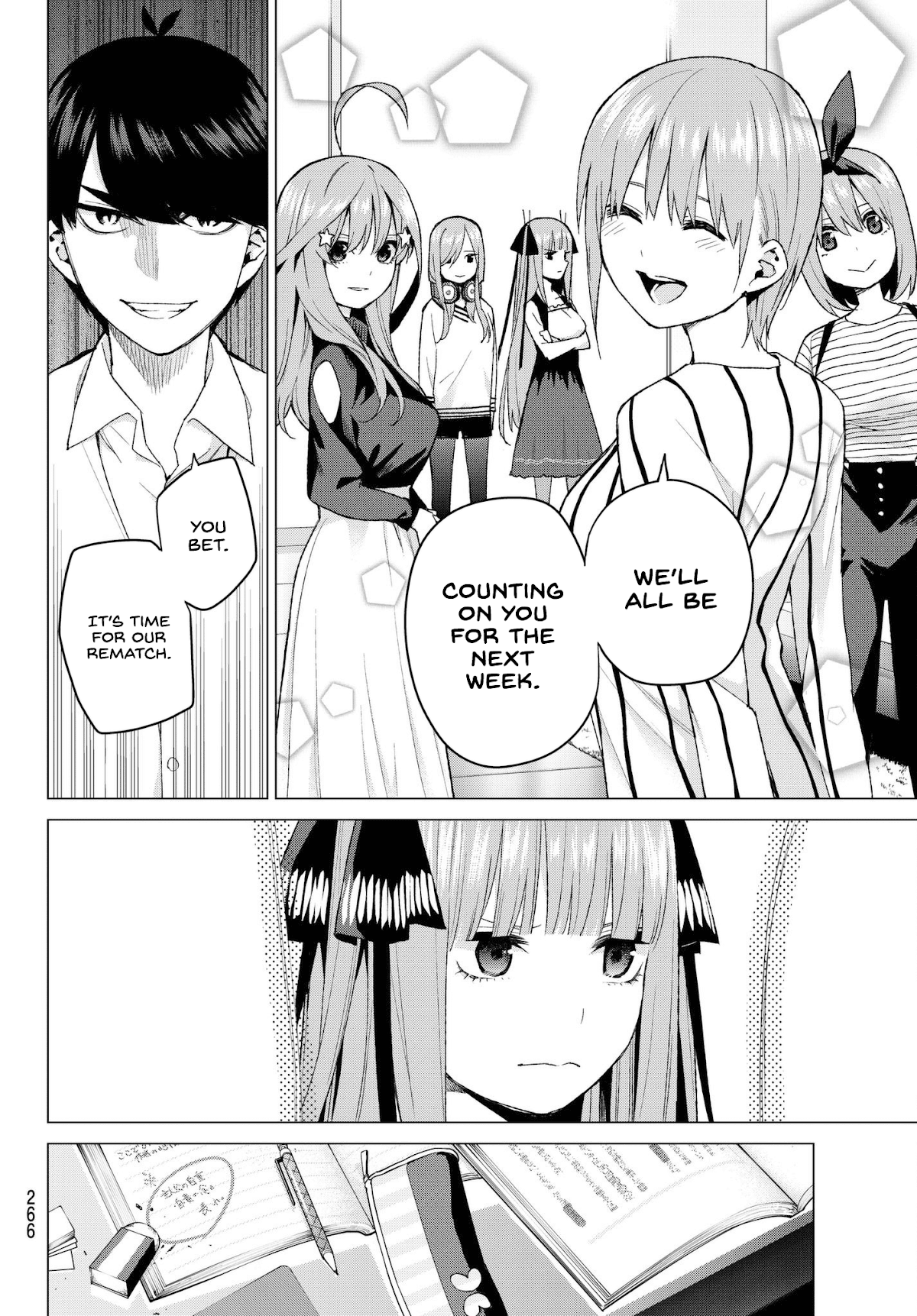 Go-Toubun no Hanayome Chapter 39 page 8 - Chapter 39: Seven Goodbyes ①