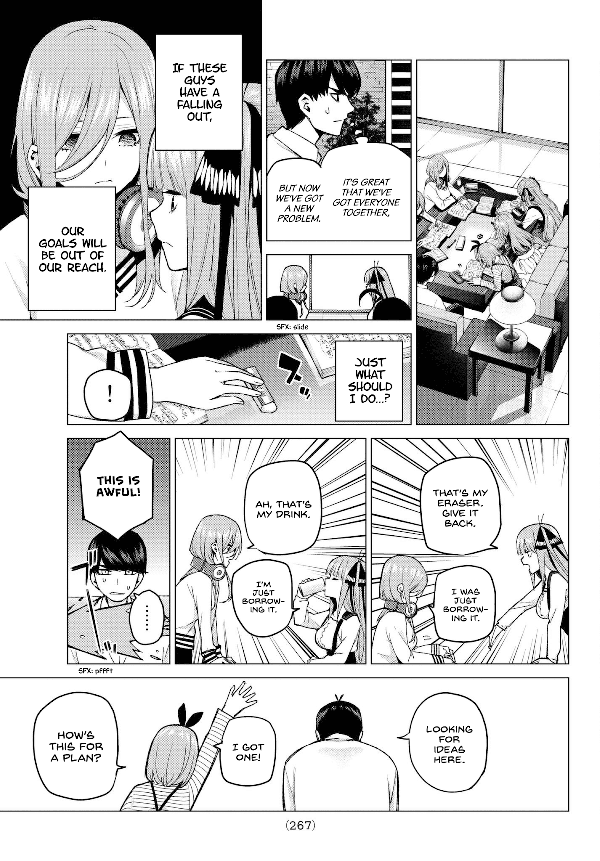 Go-Toubun no Hanayome Chapter 39 page 9 - Chapter 39: Seven Goodbyes ①