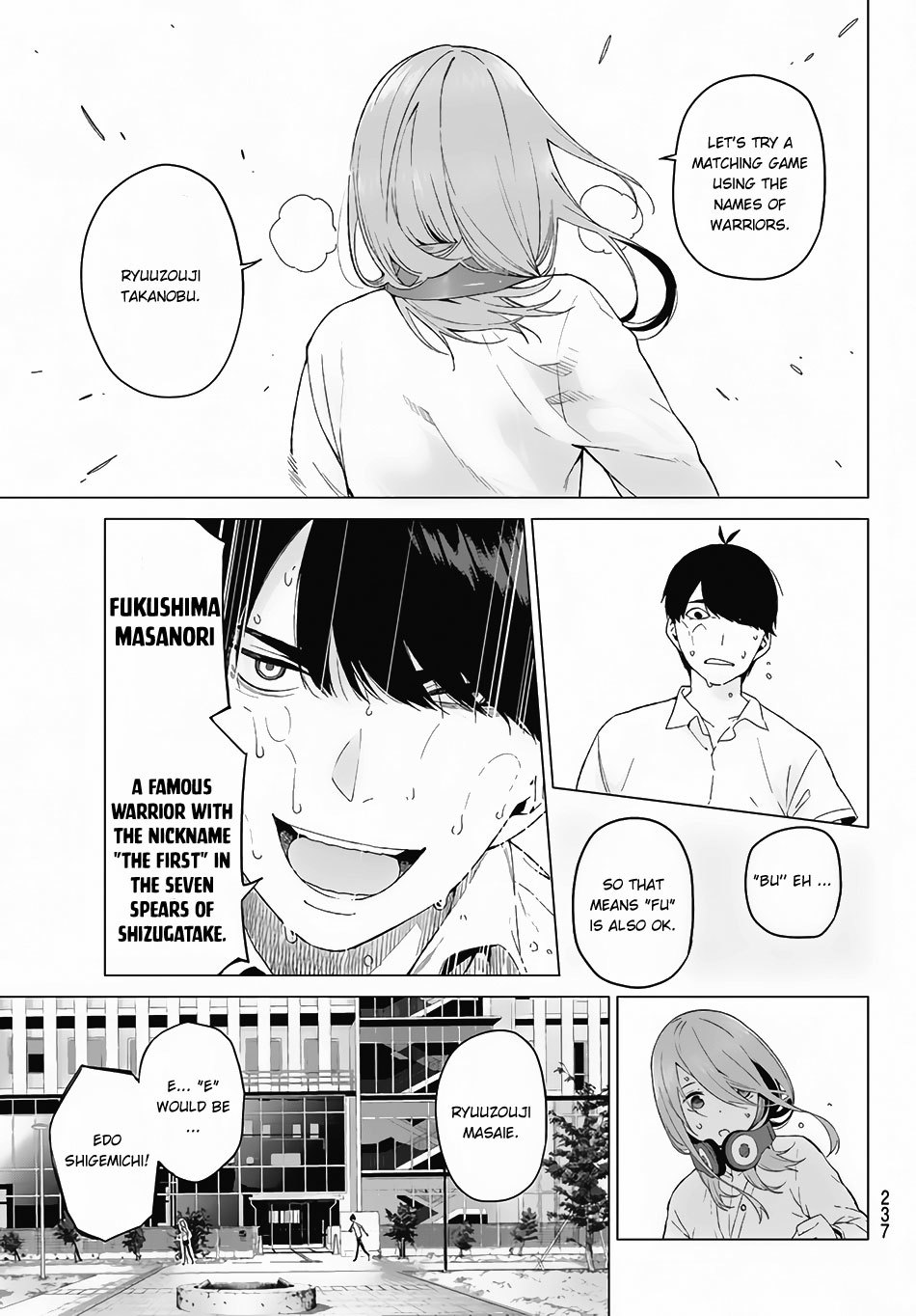Go-Toubun no Hanayome Chapter 4 page 10 - Chapter 4: 100-Point Sum