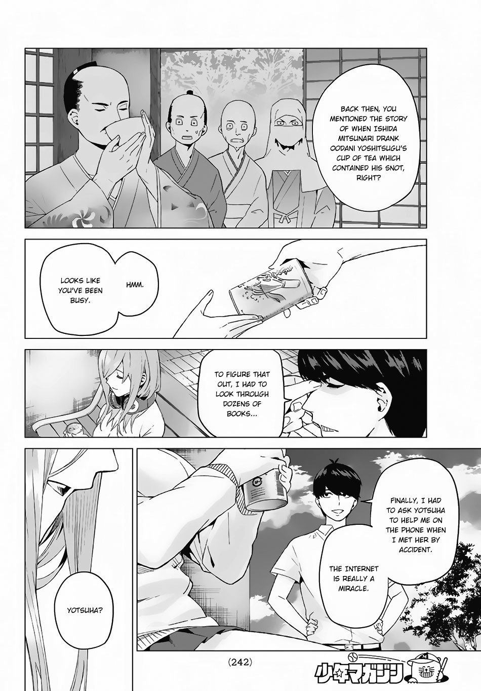Go-Toubun no Hanayome Chapter 4 page 15 - Chapter 4: 100-Point Sum