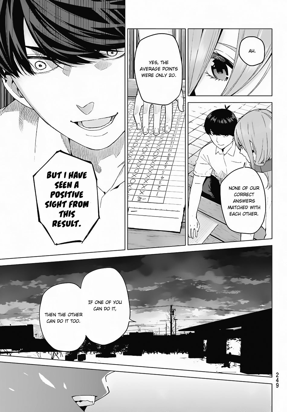 Go-Toubun no Hanayome Chapter 4 page 22 - Chapter 4: 100-Point Sum