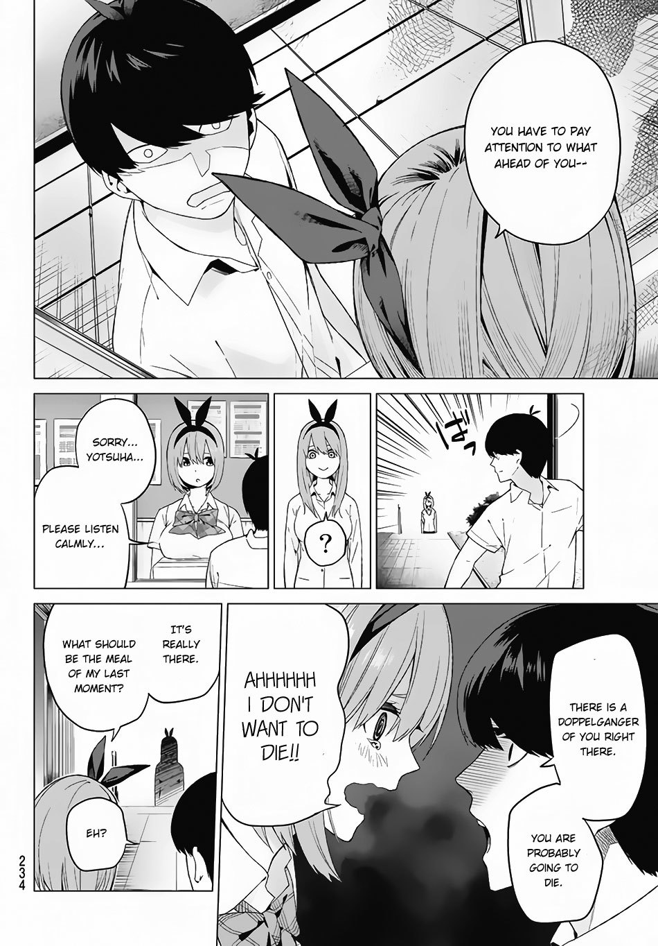 Go-Toubun no Hanayome Chapter 4 page 7 - Chapter 4: 100-Point Sum