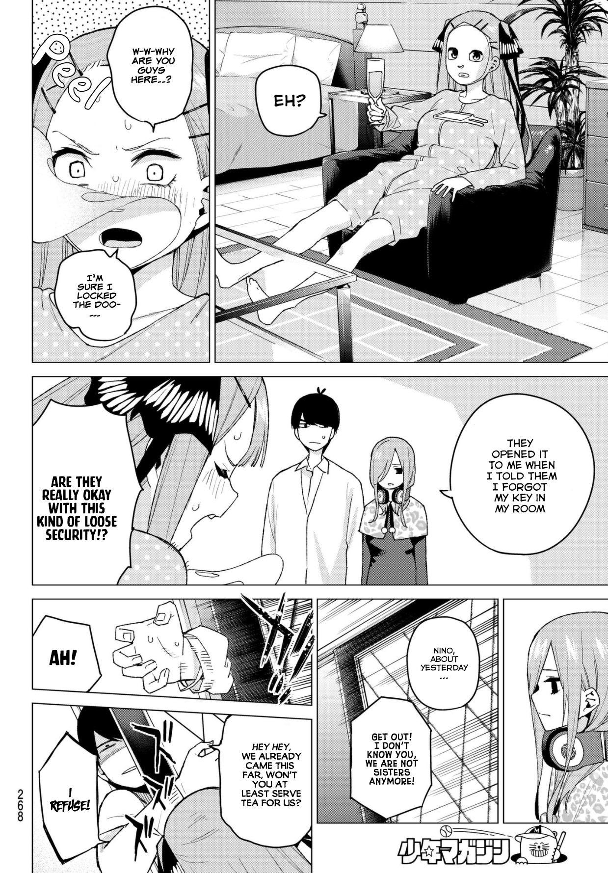 Go-Toubun no Hanayome Chapter 40 page 11 - Chapter 40: Seven Goodbyes ②