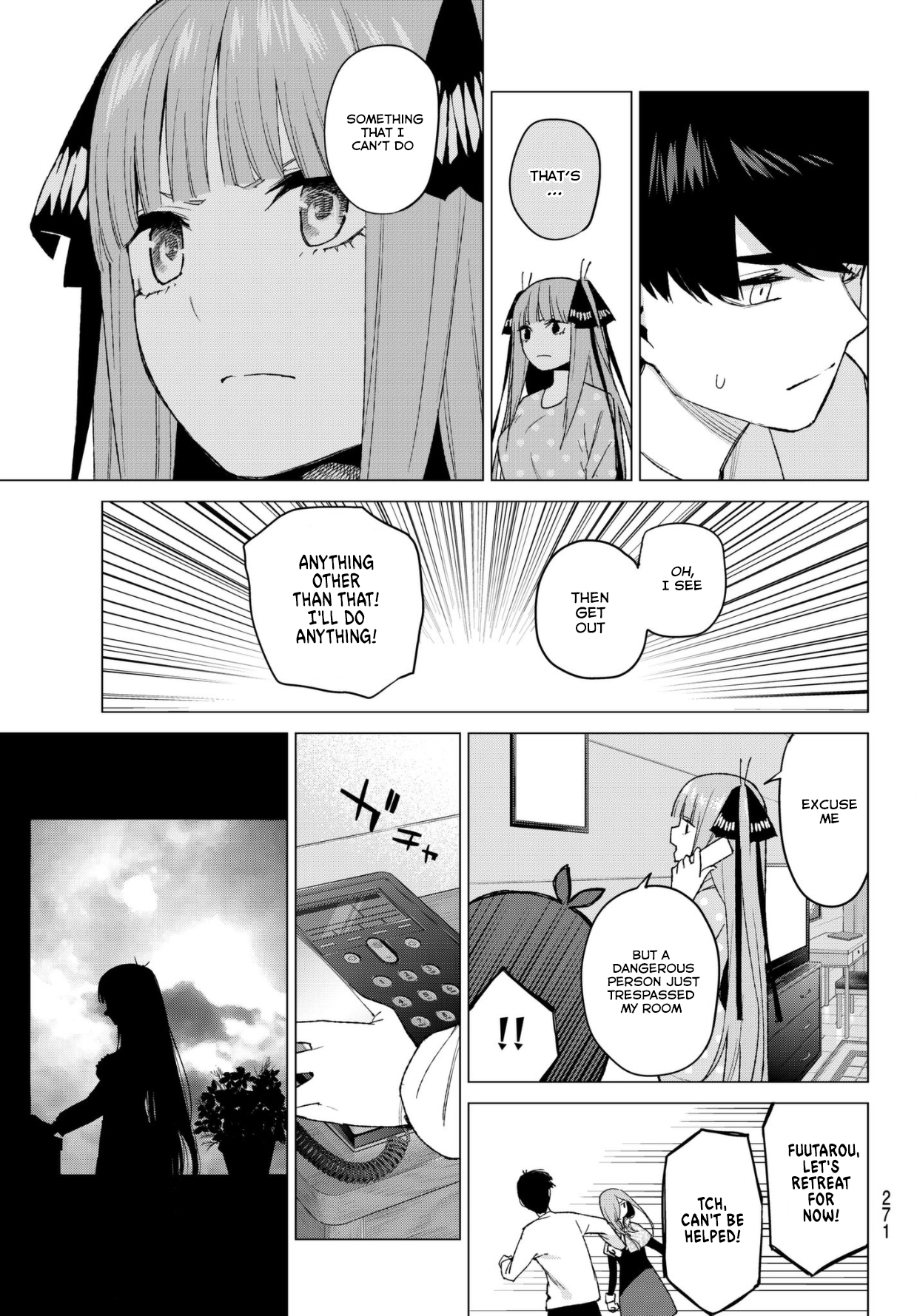 Go-Toubun no Hanayome Chapter 40 page 14 - Chapter 40: Seven Goodbyes ②