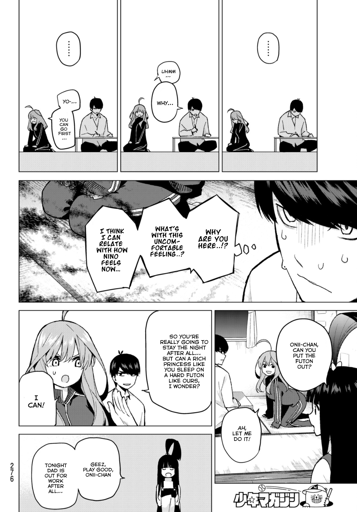 Go-Toubun no Hanayome Chapter 40 page 19 - Chapter 40: Seven Goodbyes ②