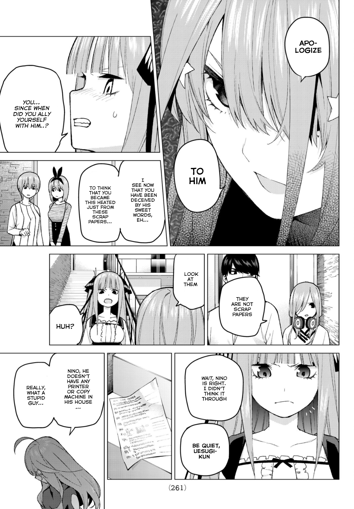 Go-Toubun no Hanayome Chapter 40 page 4 - Chapter 40: Seven Goodbyes ②