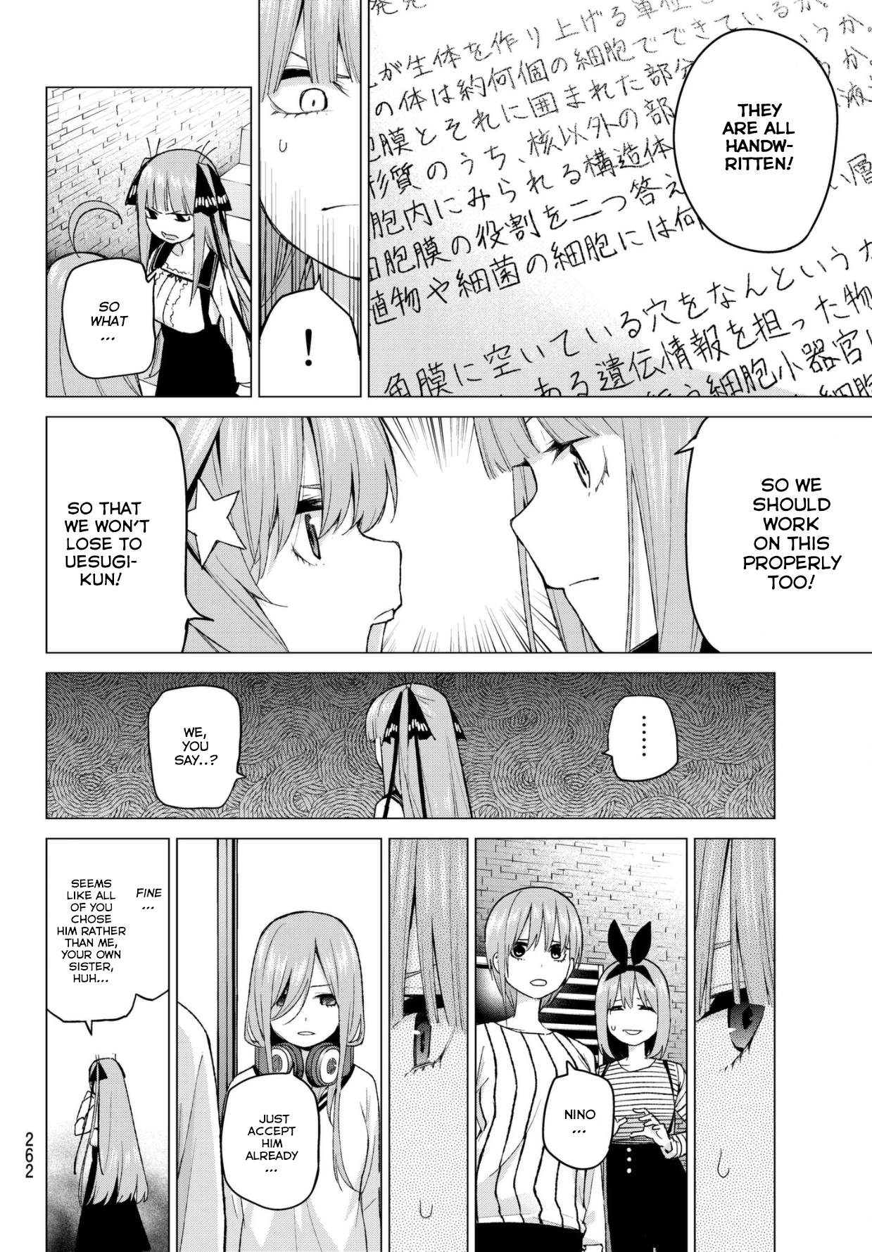 Go-Toubun no Hanayome Chapter 40 page 5 - Chapter 40: Seven Goodbyes ②