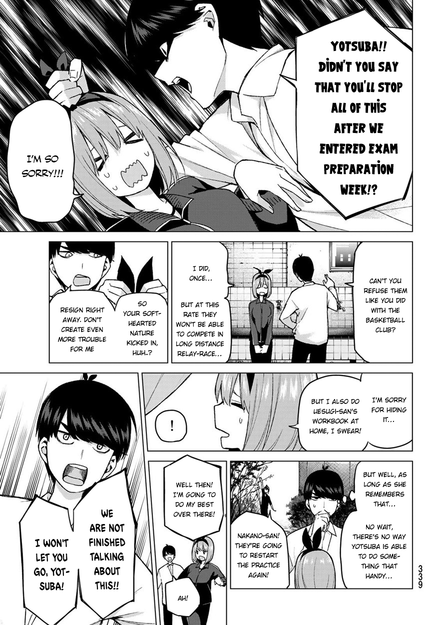 Go-Toubun no Hanayome Chapter 41 page 10 - Chapter 41: Seven Goodbyes ③