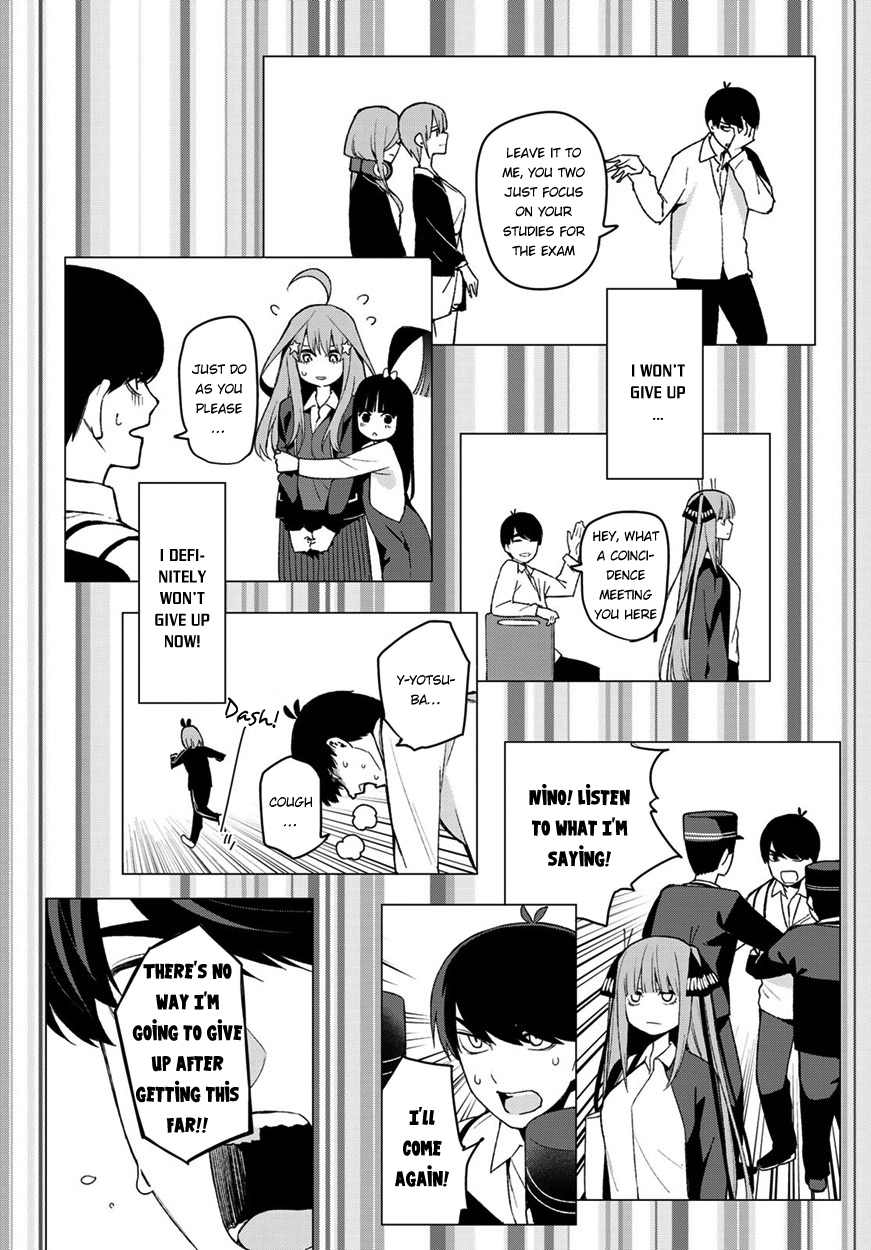Go-Toubun no Hanayome Chapter 41 page 13 - Chapter 41: Seven Goodbyes ③