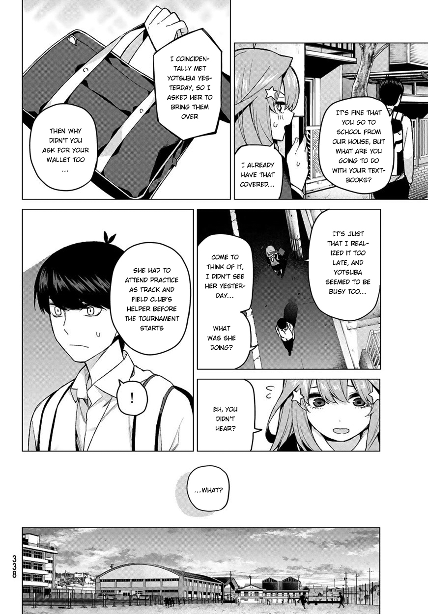 Go-Toubun no Hanayome Chapter 41 page 9 - Chapter 41: Seven Goodbyes ③