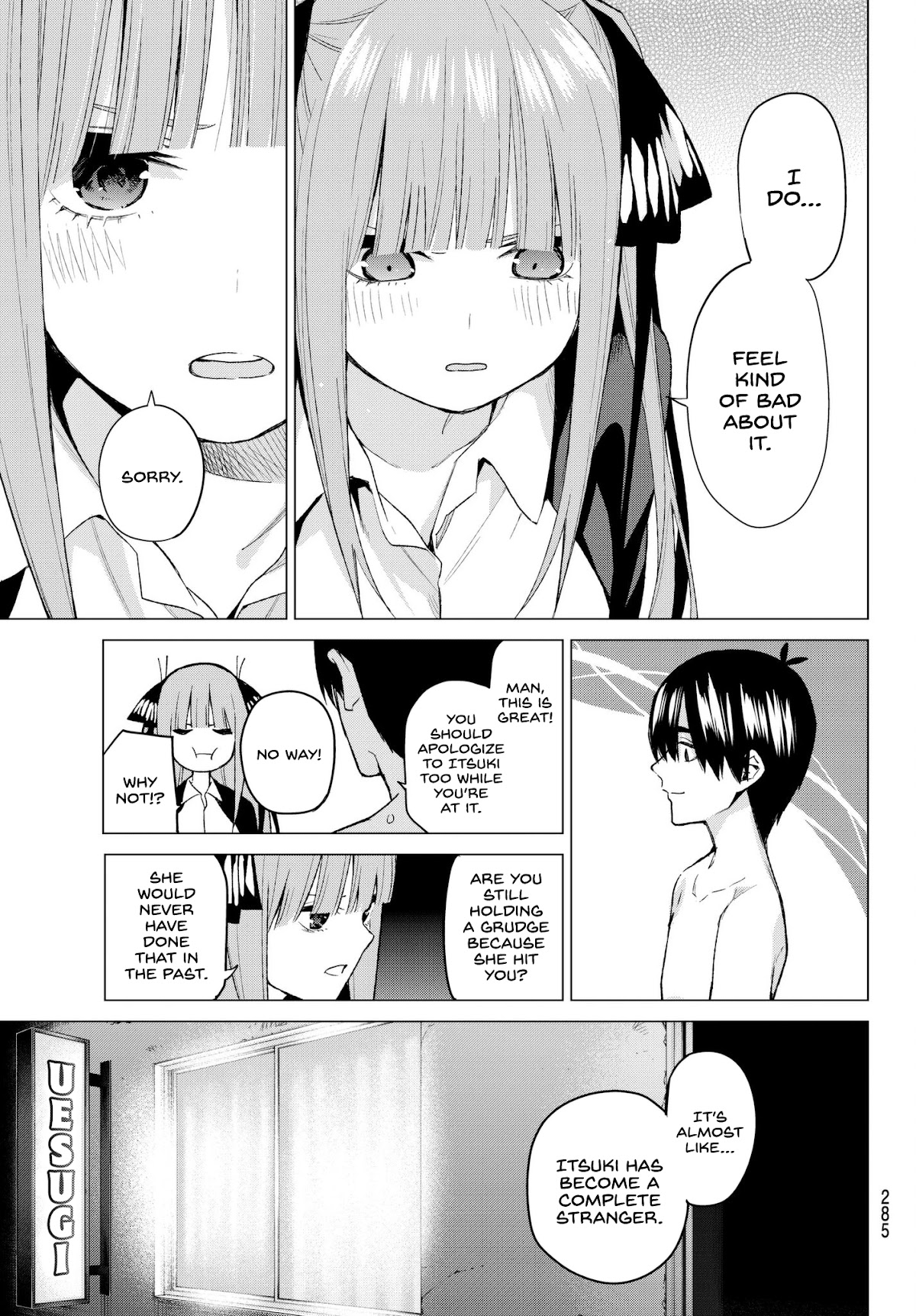Go-Toubun no Hanayome Chapter 43 page 10 - Chapter 43: Seven Goodbyes ⑤
