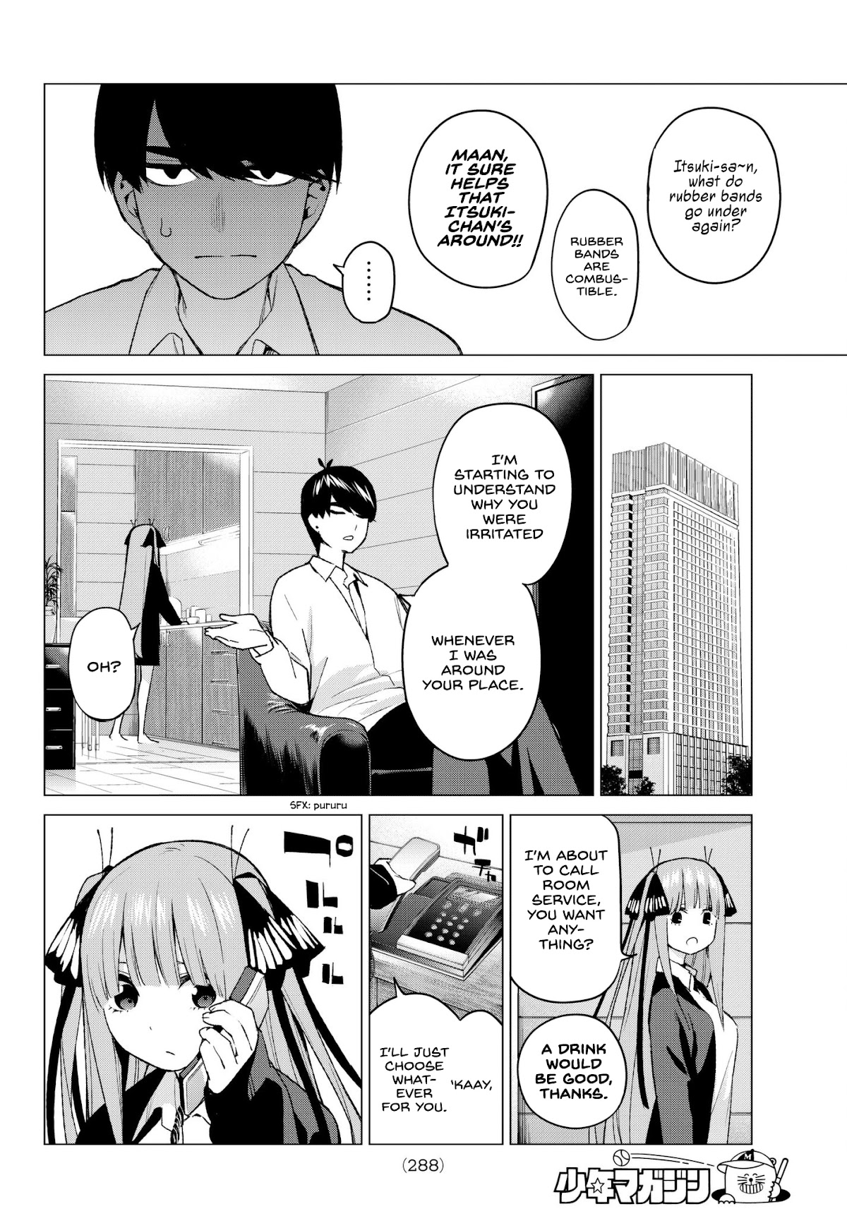 Go-Toubun no Hanayome Chapter 43 page 13 - Chapter 43: Seven Goodbyes ⑤