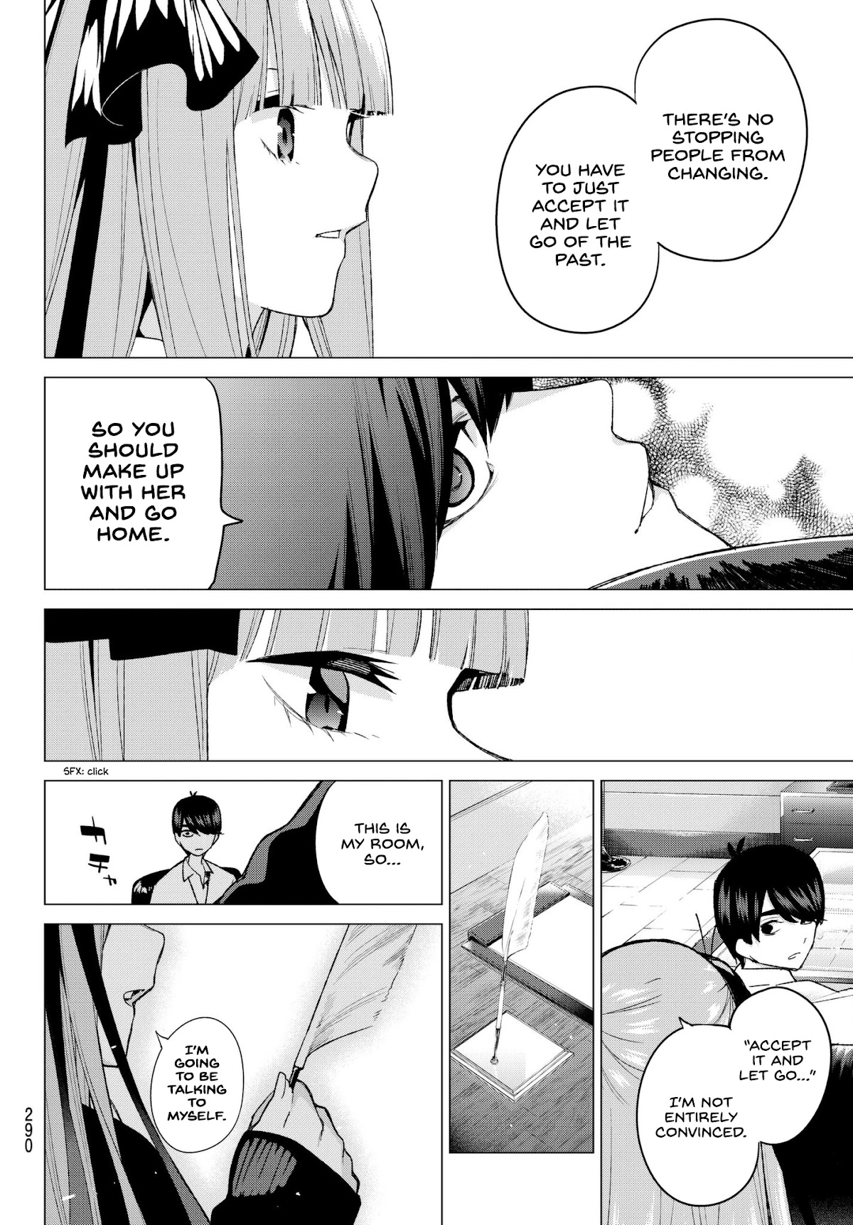 Go-Toubun no Hanayome Chapter 43 page 15 - Chapter 43: Seven Goodbyes ⑤