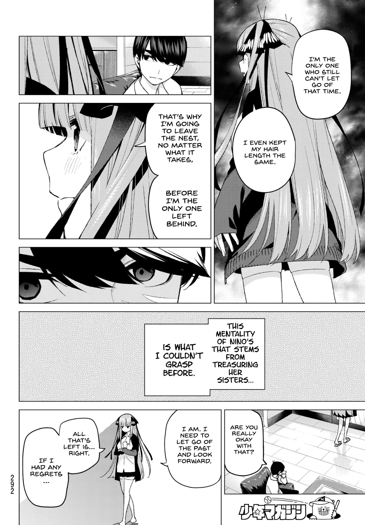 Go-Toubun no Hanayome Chapter 43 page 17 - Chapter 43: Seven Goodbyes ⑤