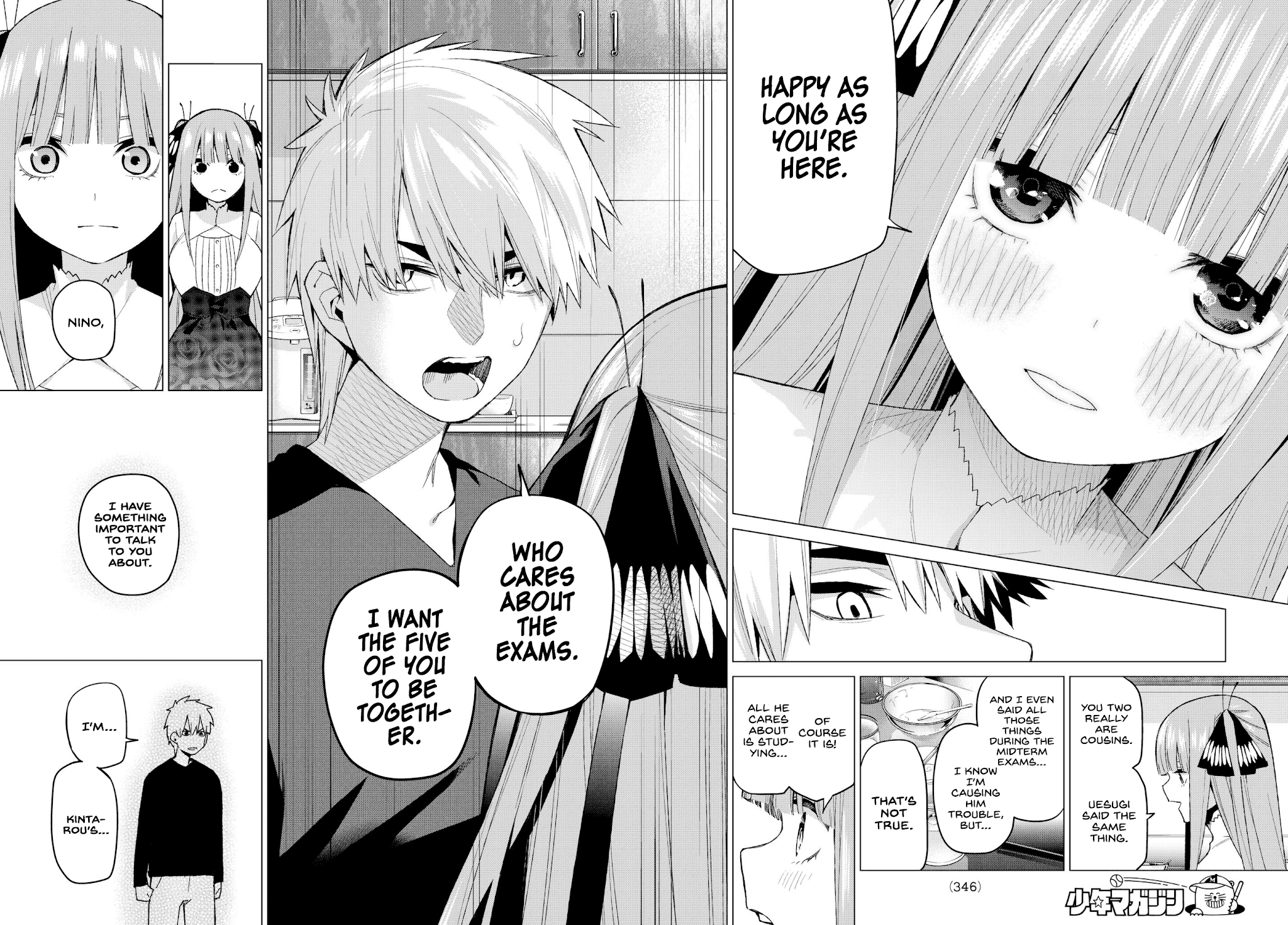 Go-Toubun no Hanayome Chapter 44 page 10 - Chapter 44: Seven Goodbyes ⑥