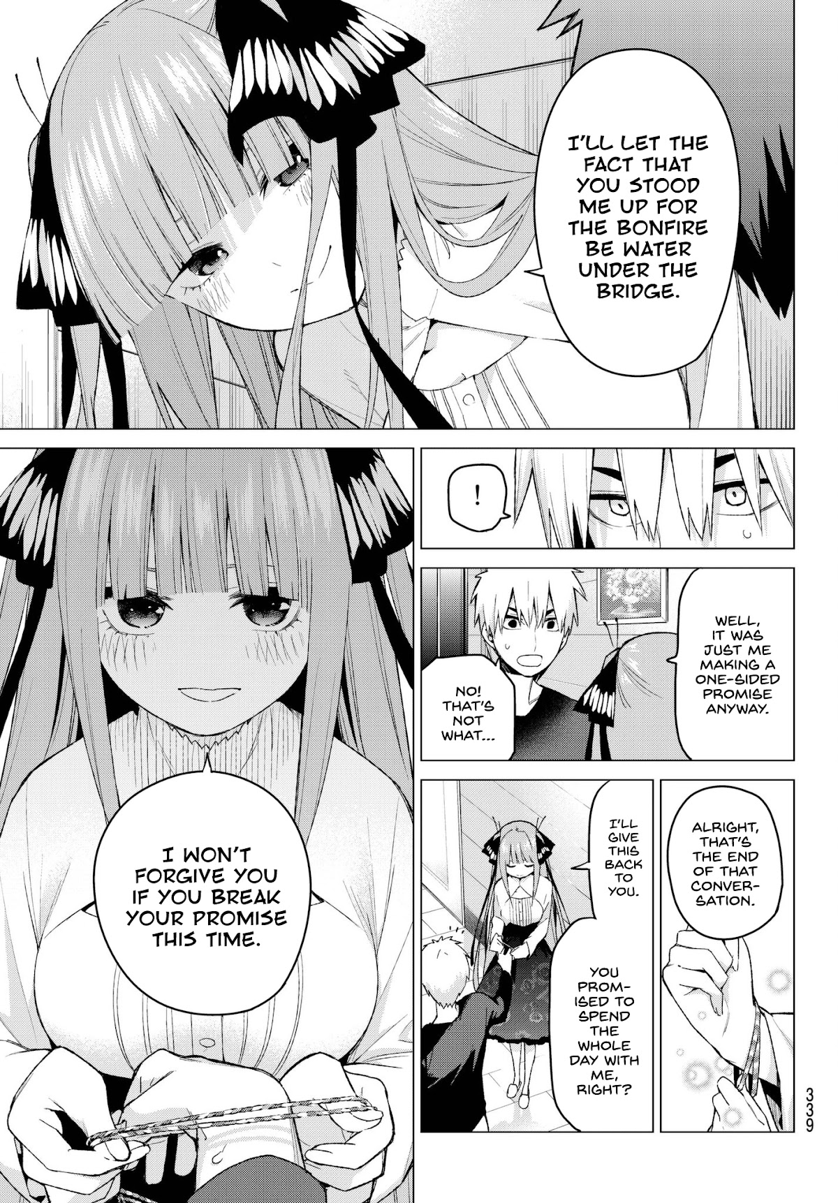 Go-Toubun no Hanayome Chapter 44 page 3 - Chapter 44: Seven Goodbyes ⑥