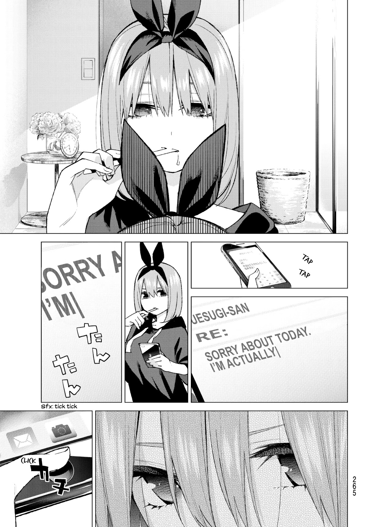Go-Toubun no Hanayome Chapter 45 page 13 - Chapter 45: Seven Goodbyes ⑦