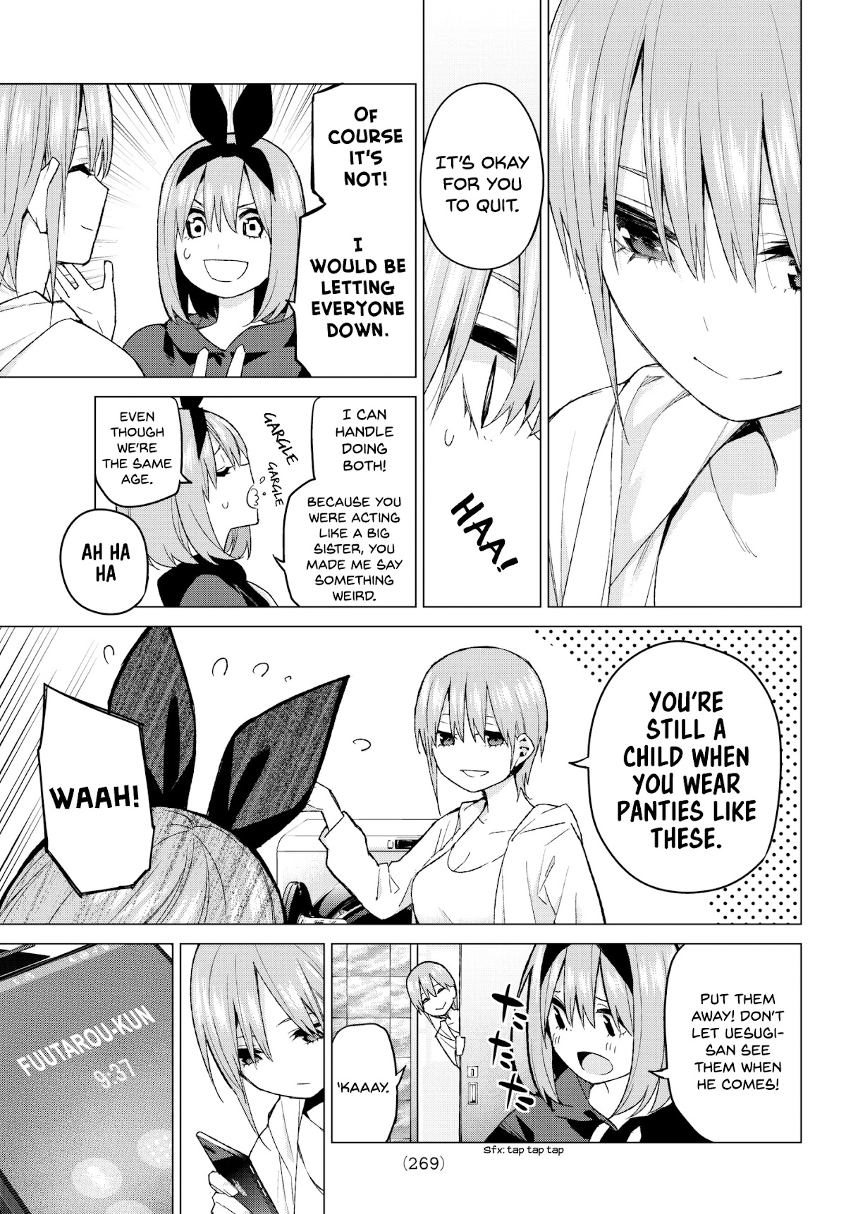 Go-Toubun no Hanayome Chapter 45 page 17 - Chapter 45: Seven Goodbyes ⑦
