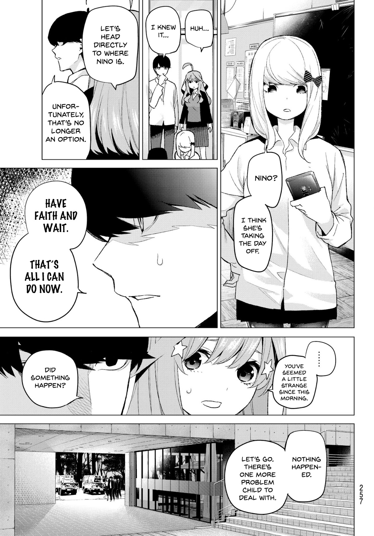 Go-Toubun no Hanayome Chapter 45 page 5 - Chapter 45: Seven Goodbyes ⑦