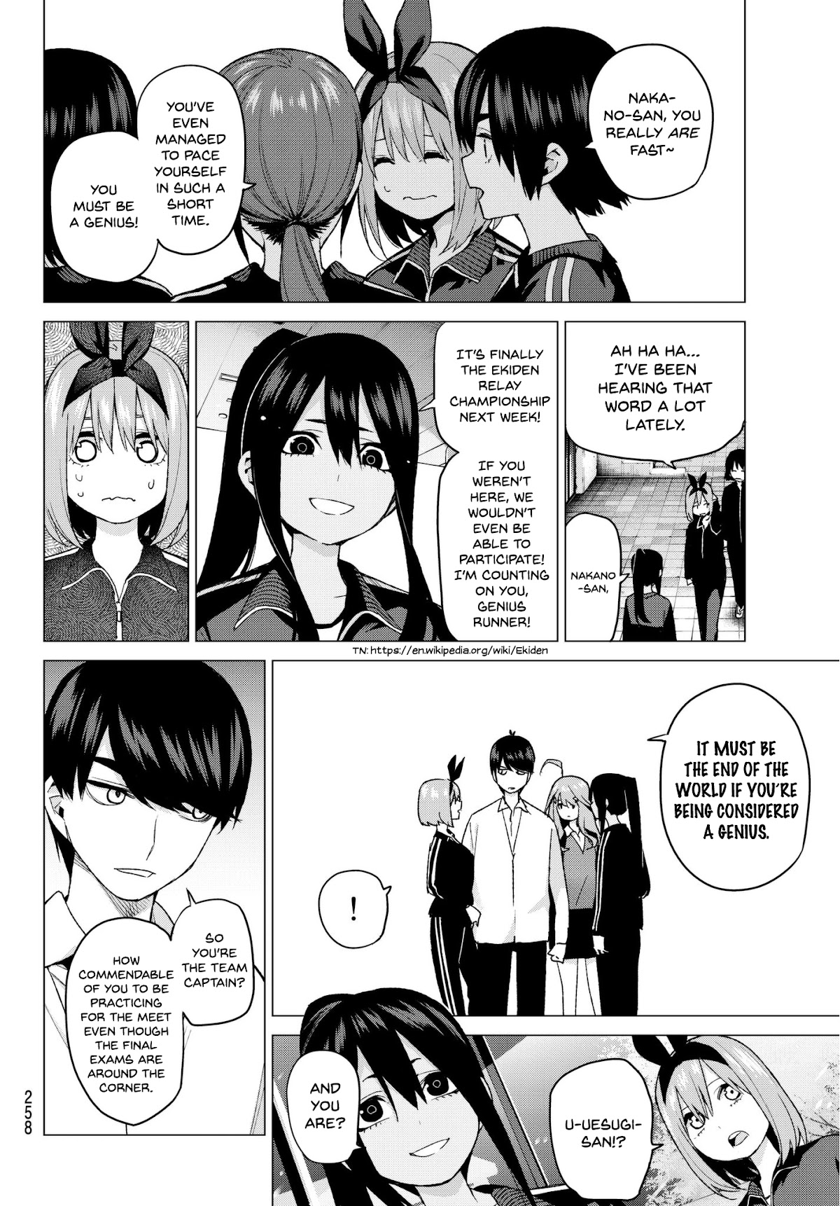 Go-Toubun no Hanayome Chapter 45 page 6 - Chapter 45: Seven Goodbyes ⑦