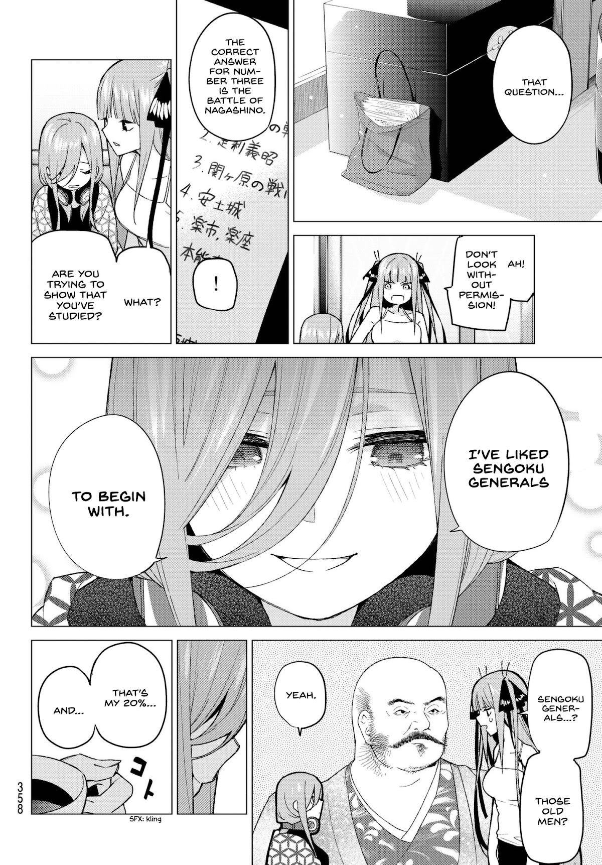 Go-Toubun no Hanayome Chapter 46 page 10 - Chapter 46: Seven Goodbyes ⑧