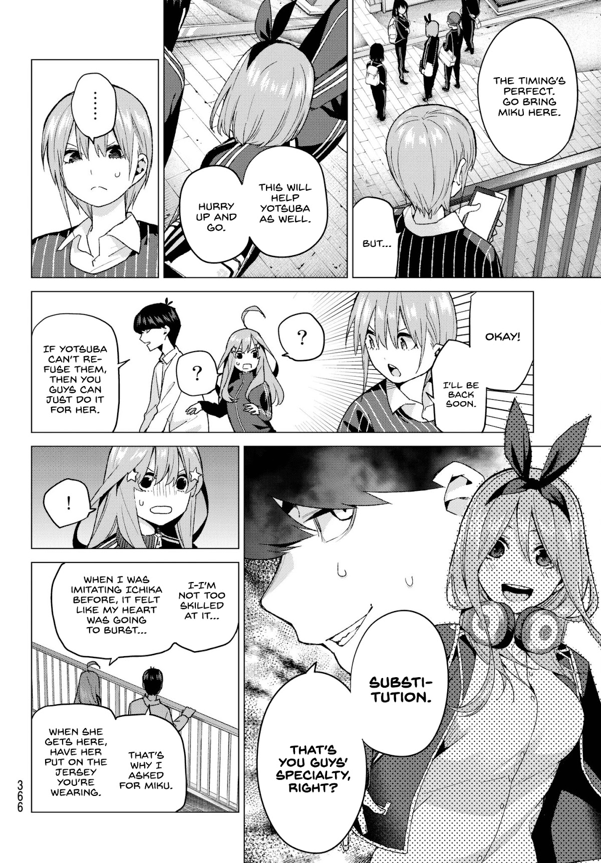 Go-Toubun no Hanayome Chapter 46 page 17 - Chapter 46: Seven Goodbyes ⑧