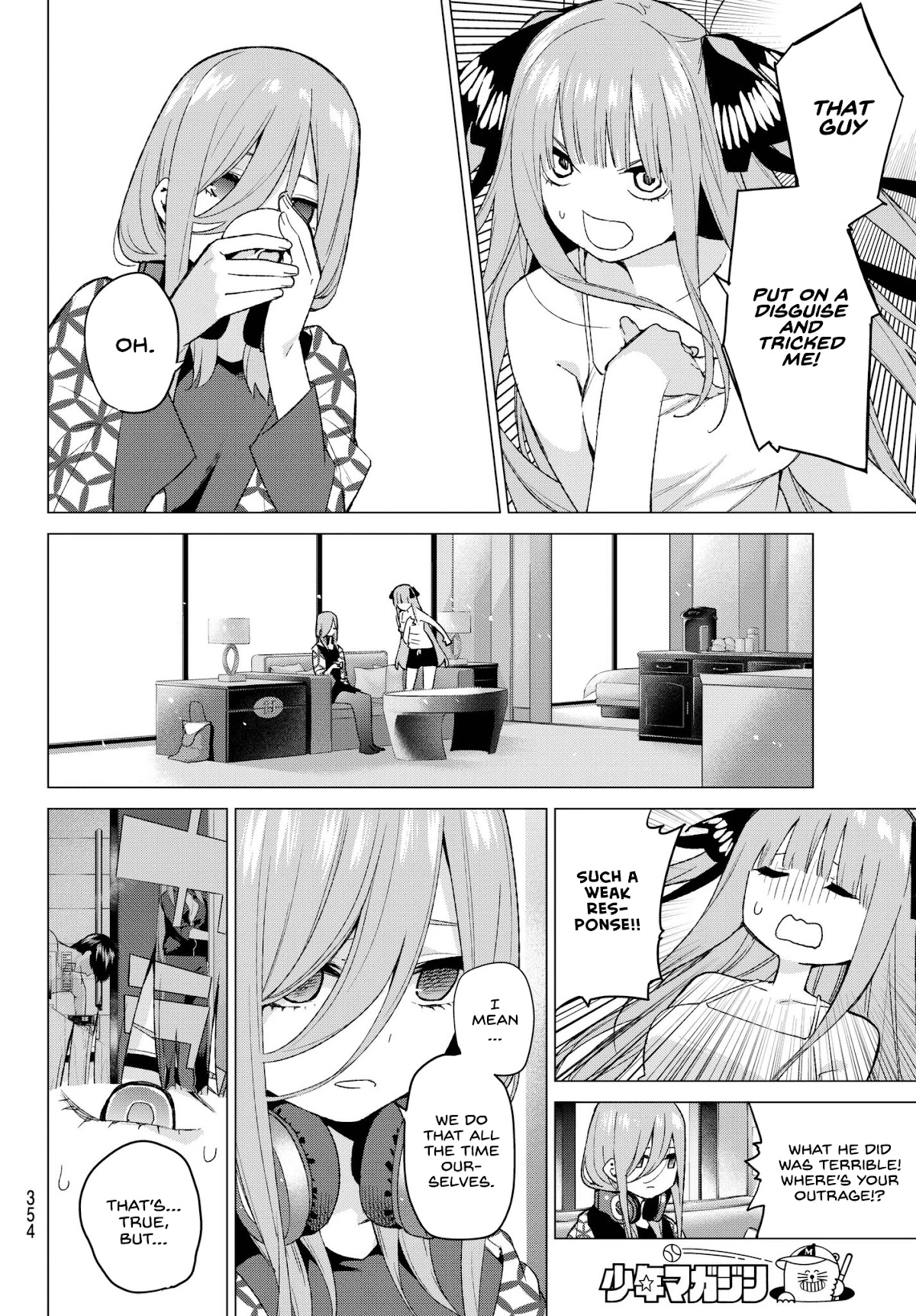 Go-Toubun no Hanayome Chapter 46 page 6 - Chapter 46: Seven Goodbyes ⑧