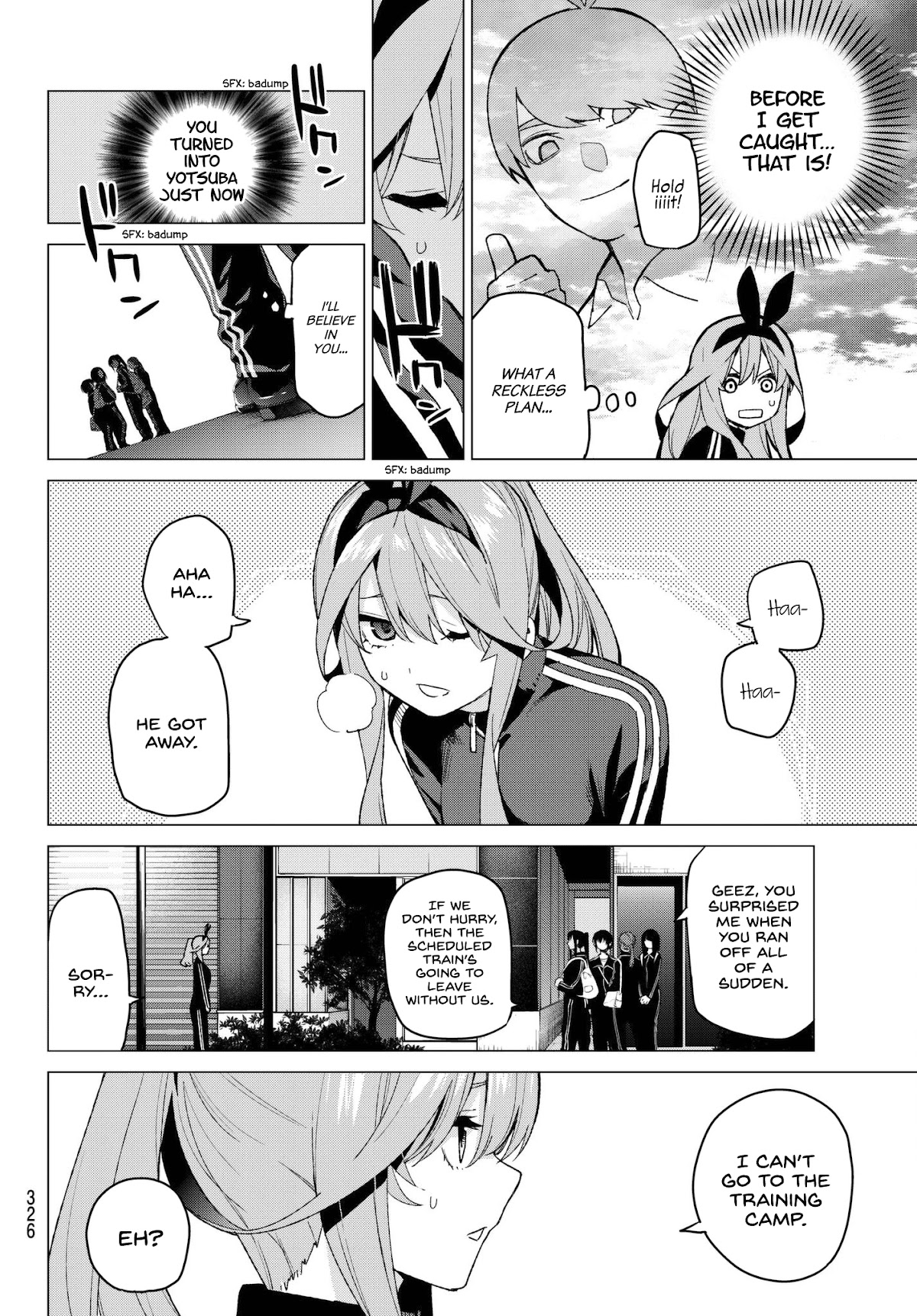 Go-Toubun no Hanayome Chapter 47 page 4 - Chapter 47: Seven Goodbyes ⑨
