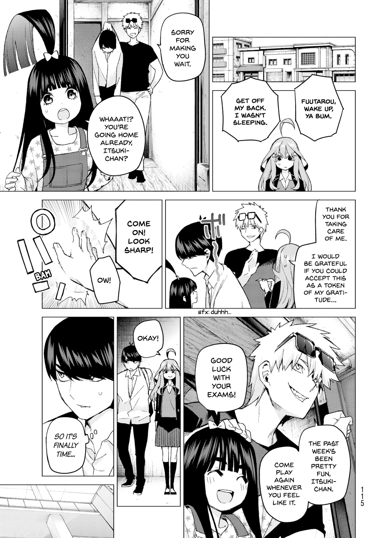Go-Toubun no Hanayome Chapter 48 page 12 - Chapter 48: Seven Goodbyes ⑩