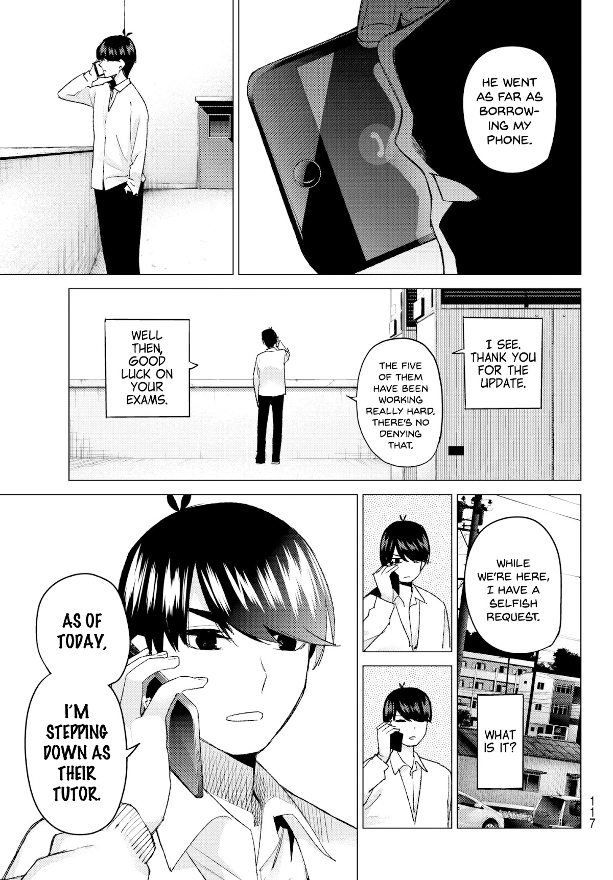Go-Toubun no Hanayome Chapter 48 page 14 - Chapter 48: Seven Goodbyes ⑩