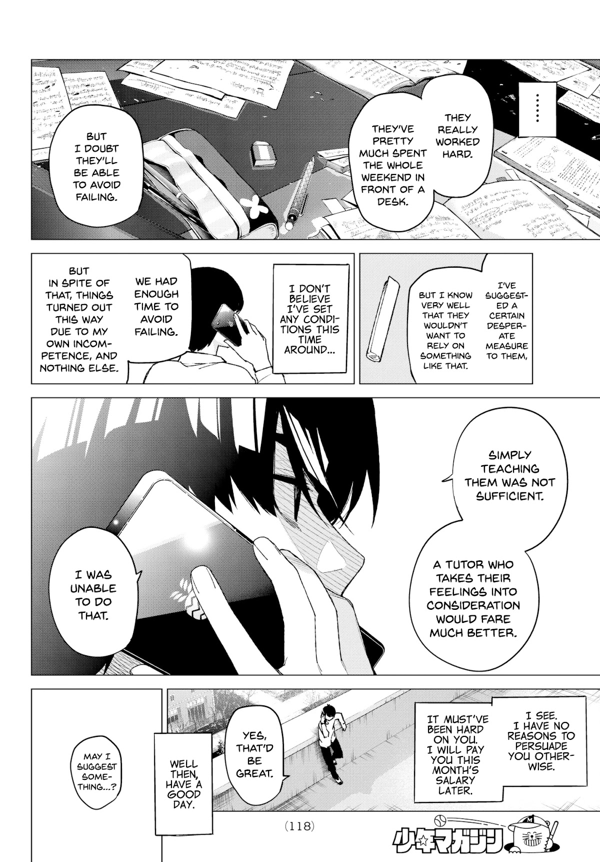 Go-Toubun no Hanayome Chapter 48 page 15 - Chapter 48: Seven Goodbyes ⑩