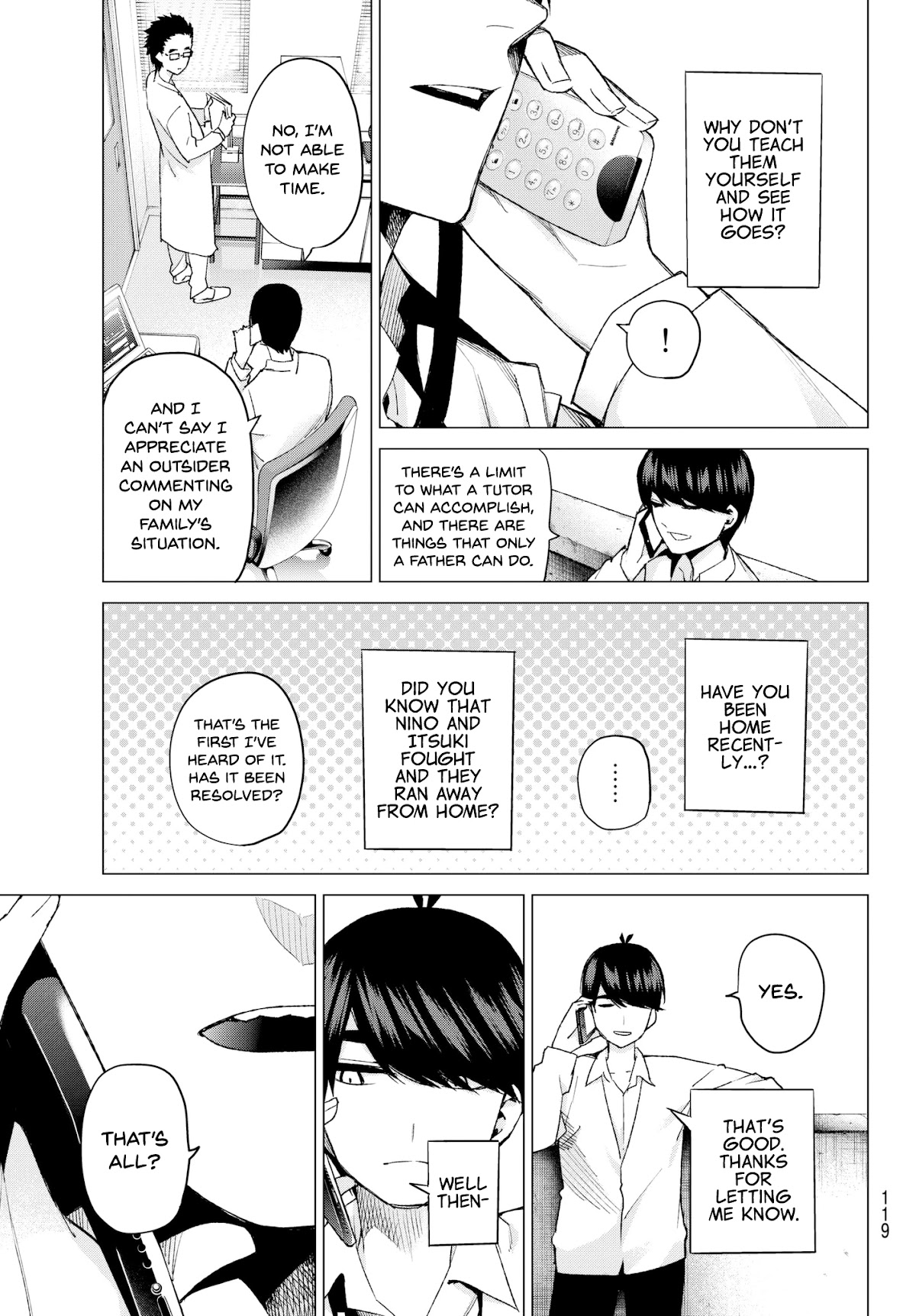 Go-Toubun no Hanayome Chapter 48 page 16 - Chapter 48: Seven Goodbyes ⑩