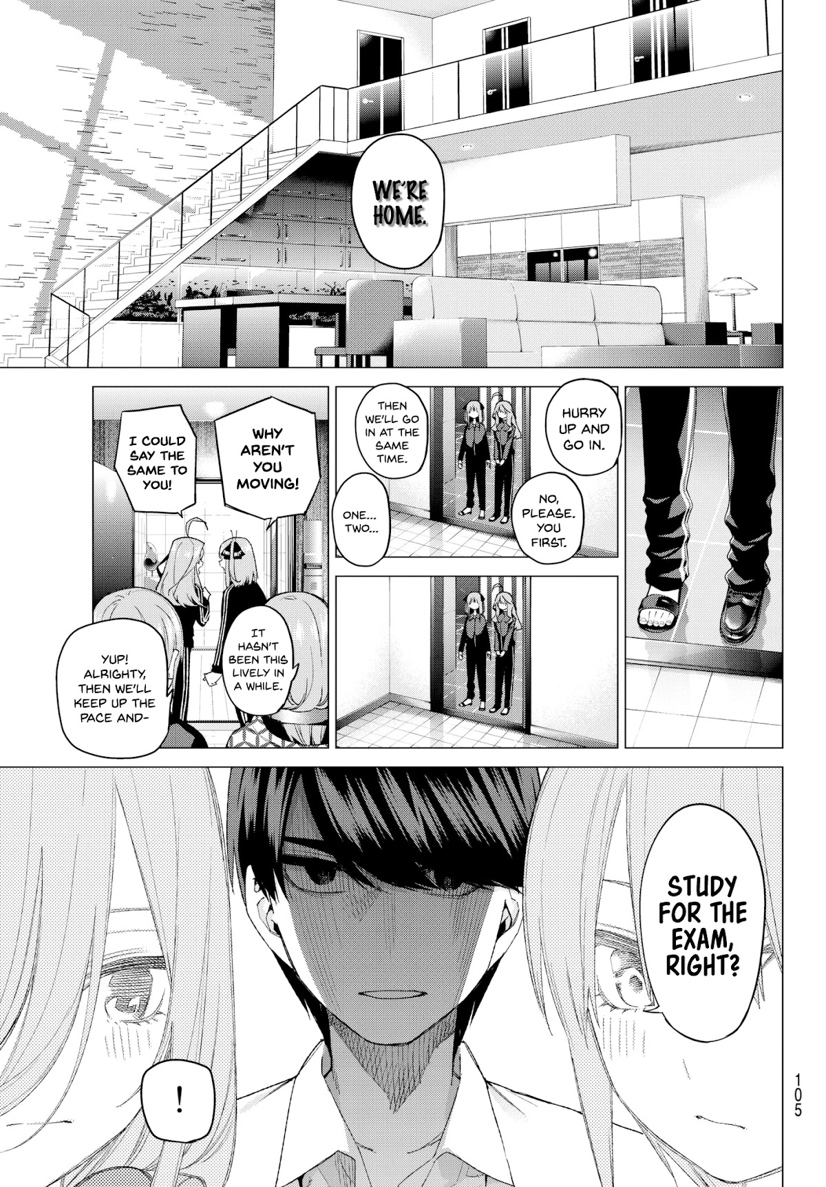 Go-Toubun no Hanayome Chapter 48 page 3 - Chapter 48: Seven Goodbyes ⑩