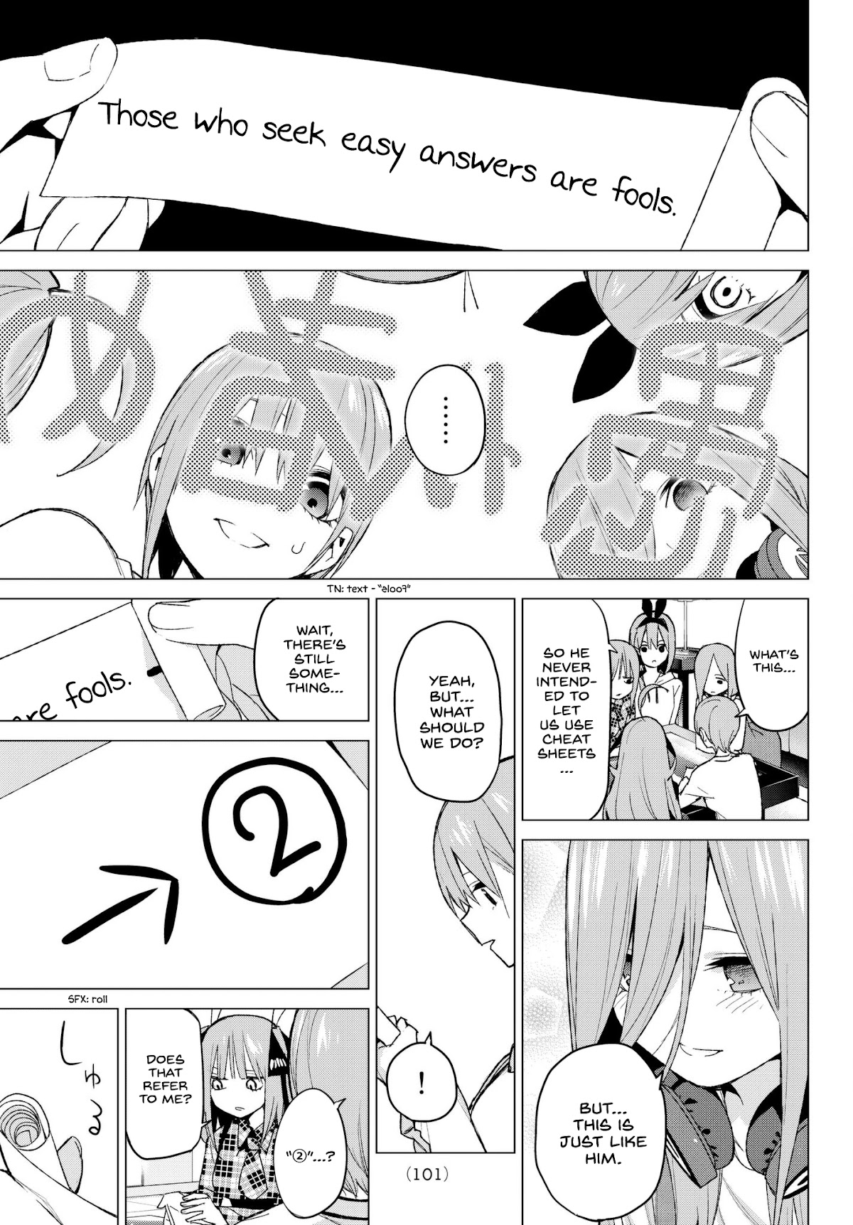 Go-Toubun no Hanayome Chapter 49 page 16 - Chapter 49: Seven Goodbyes ⑪