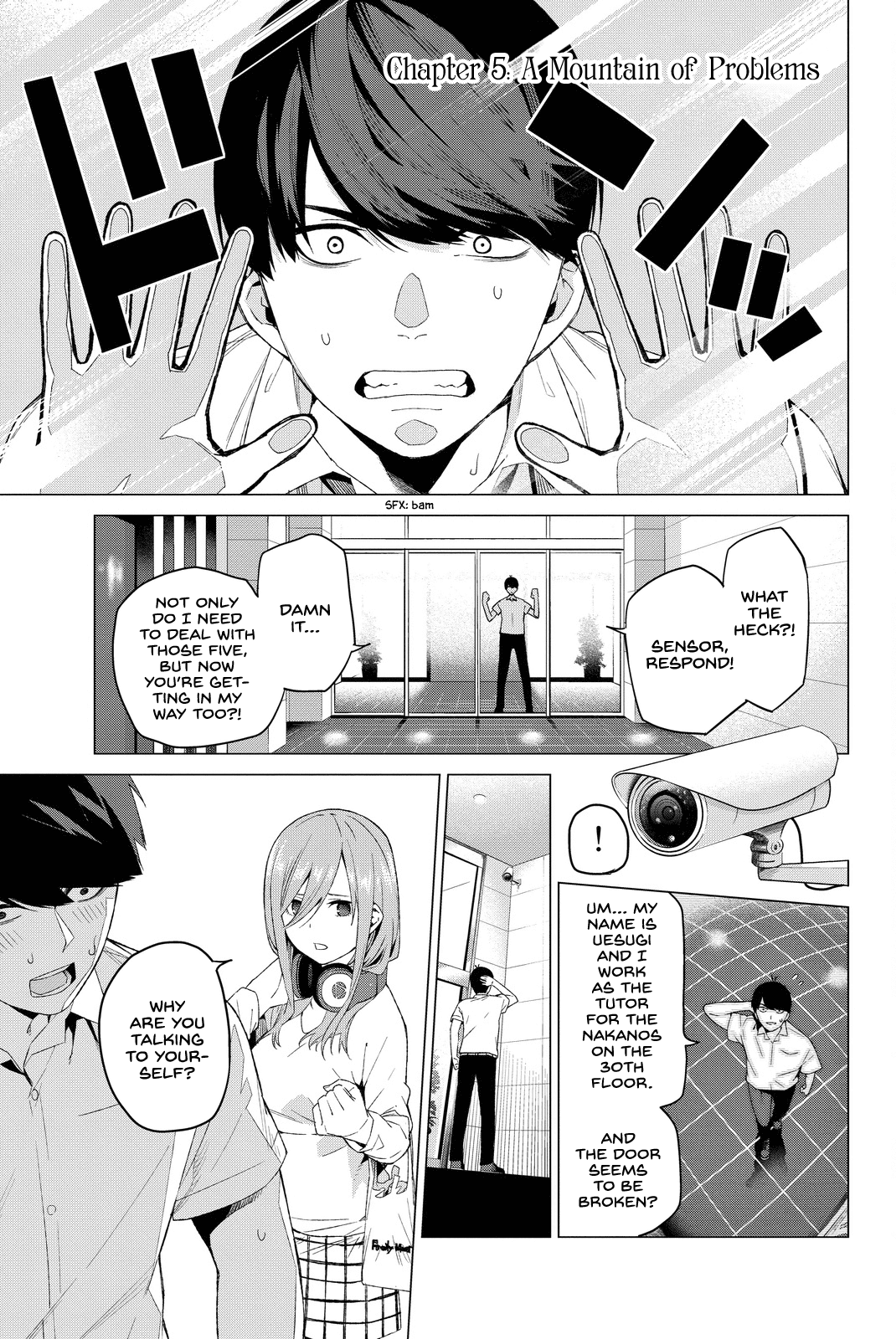 Go-Toubun no Hanayome Chapter 5 page 1 - Chapter 5: A Mountain of Problems [HQ]