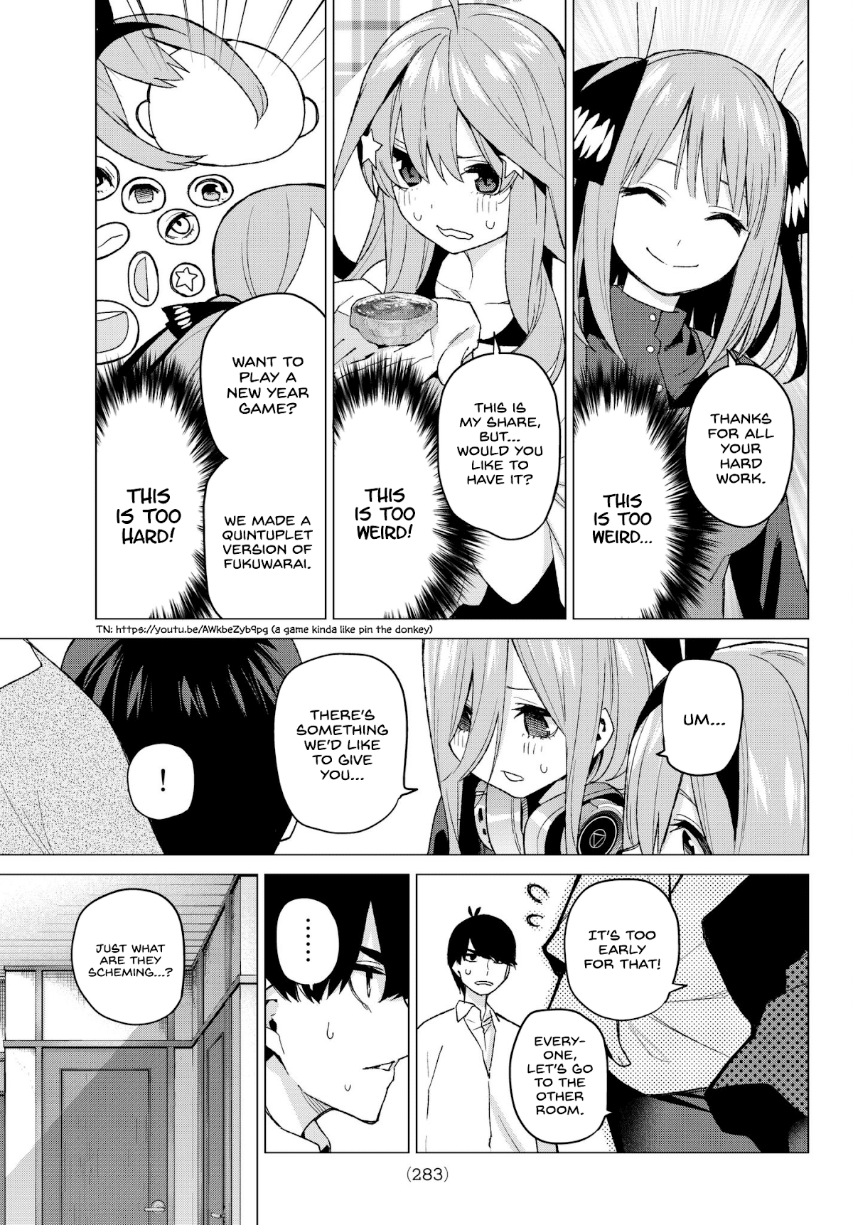 Go-Toubun no Hanayome Chapter 51 page 10 - Chapter 51: First Spring