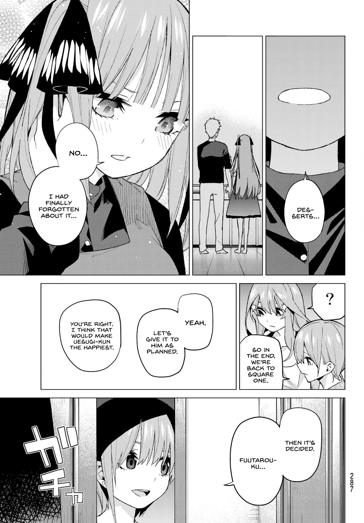 Go-Toubun no Hanayome Chapter 51 page 14 - Chapter 51: First Spring