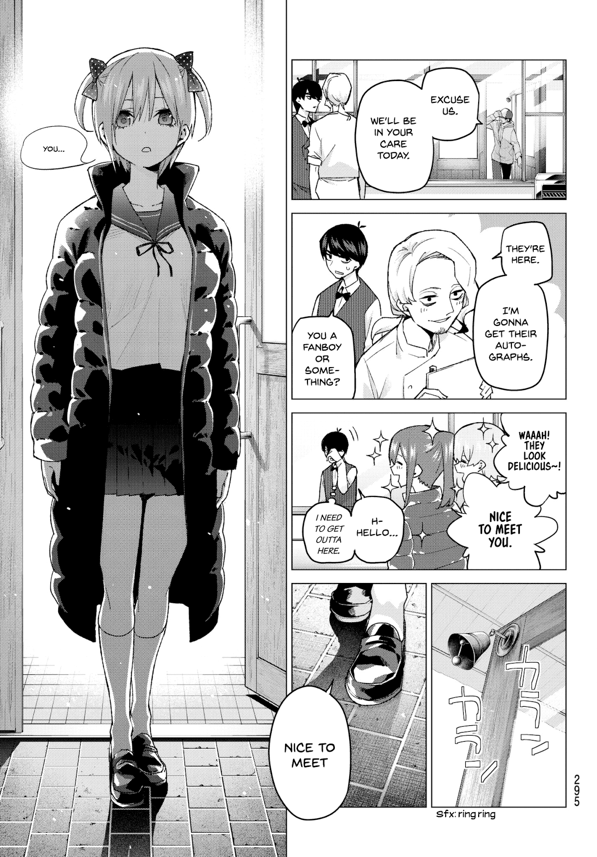 Go-Toubun no Hanayome Chapter 52 page 19 - Chapter 52: Good Work Today ①