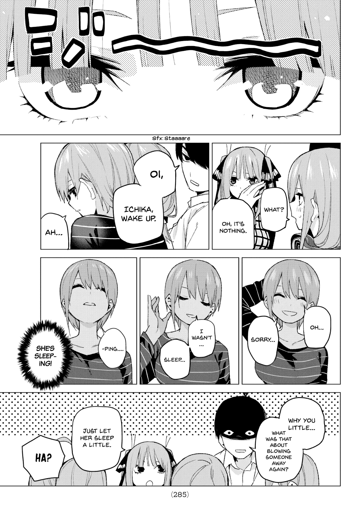 Go-Toubun no Hanayome Chapter 52 page 9 - Chapter 52: Good Work Today ①