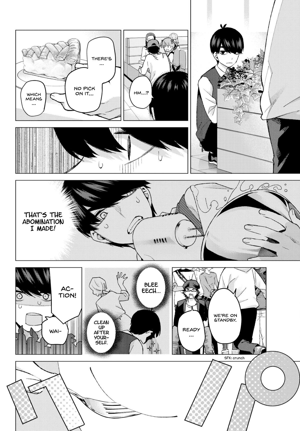Go-Toubun no Hanayome Chapter 53 page 10 - Chapter 53: Good Work Today ②