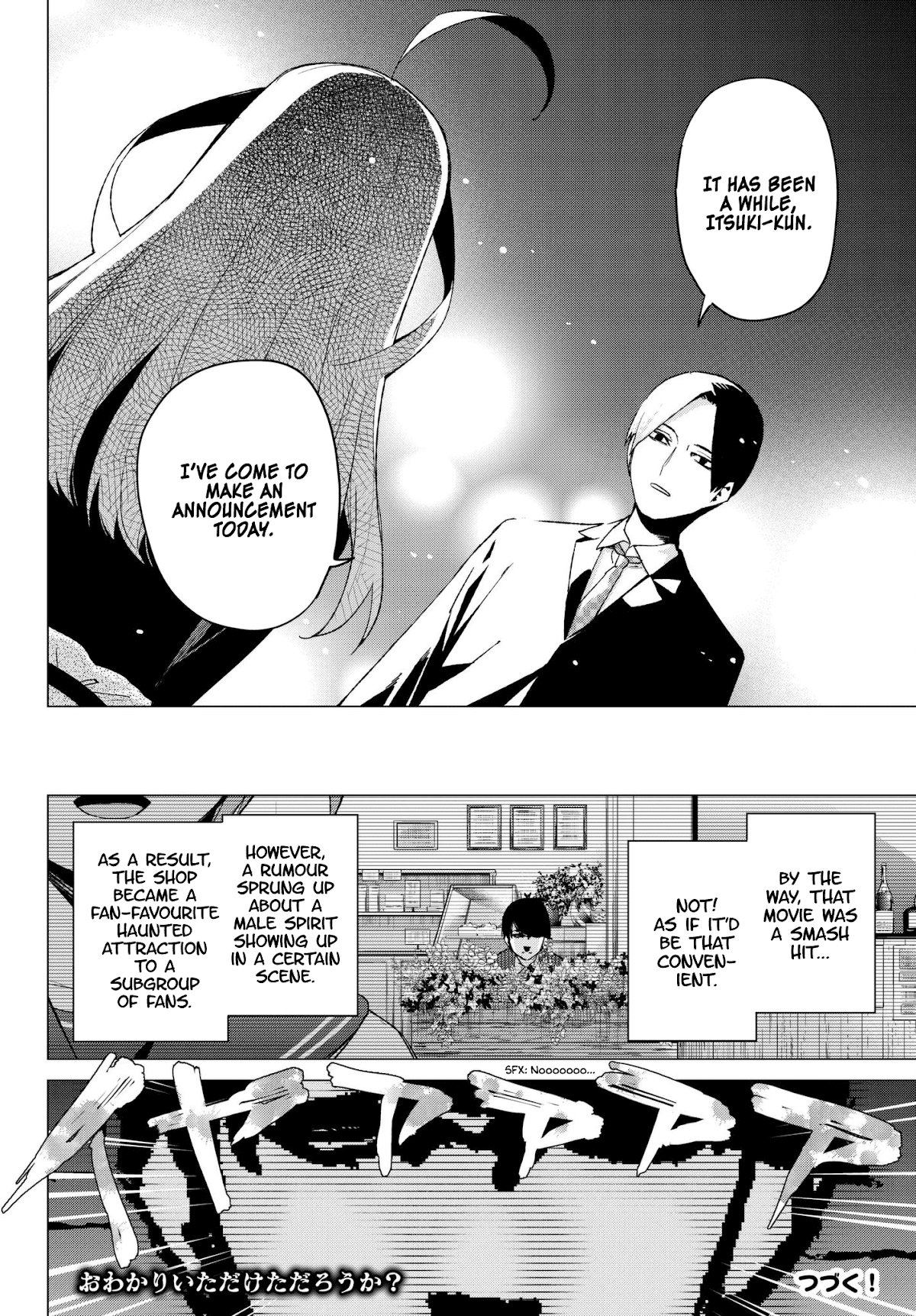 Go-Toubun no Hanayome Chapter 53 page 19 - Chapter 53: Good Work Today ②