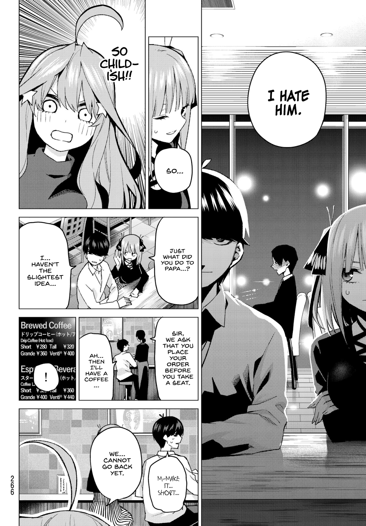 Go-Toubun no Hanayome Chapter 54 page 10 - Chapter 54: Fools’ Battle