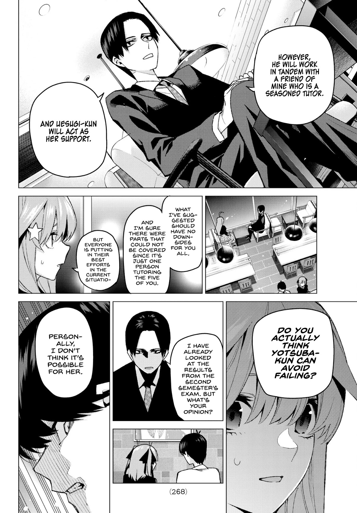 Go-Toubun no Hanayome Chapter 54 page 12 - Chapter 54: Fools’ Battle