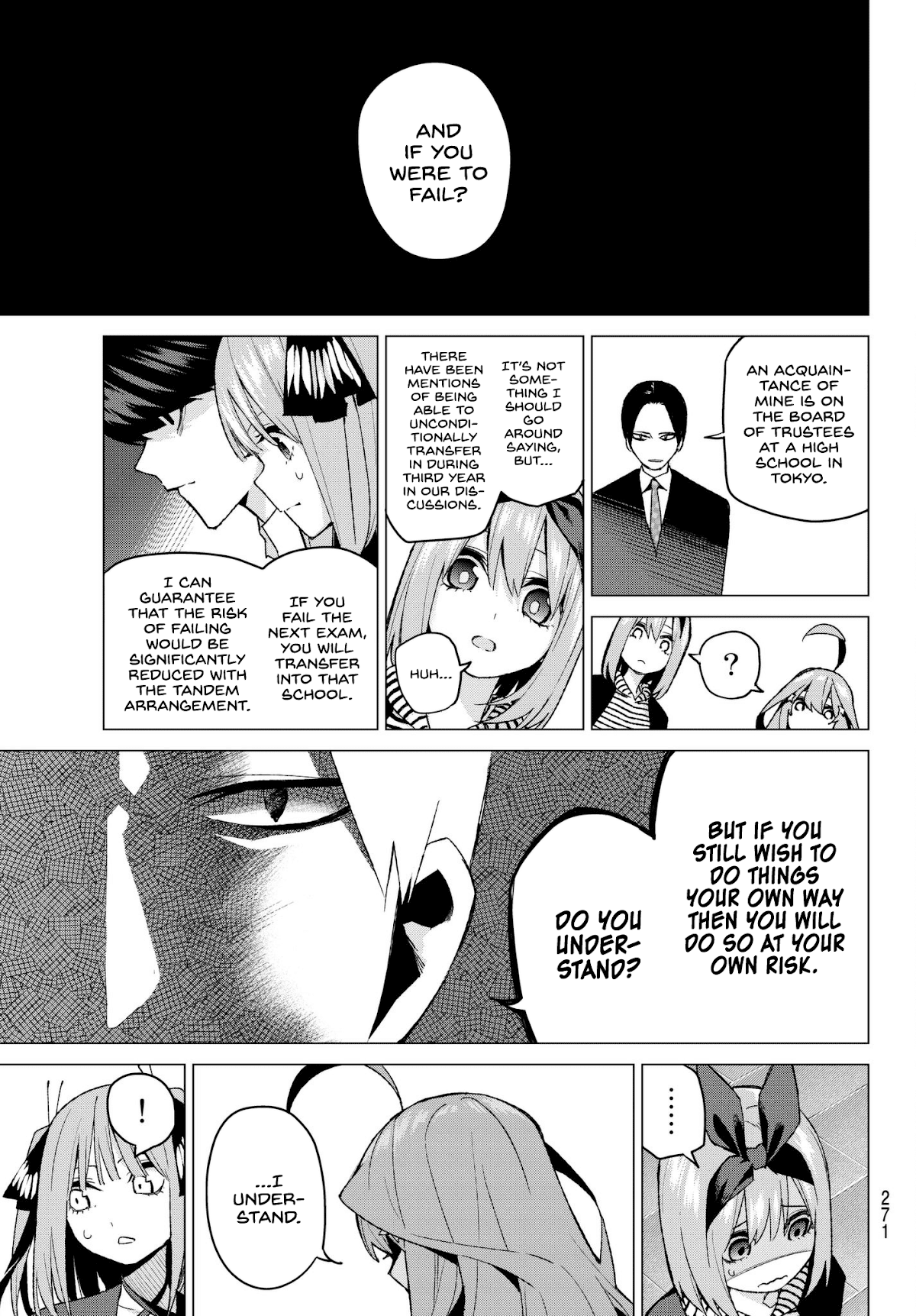 Go-Toubun no Hanayome Chapter 54 page 15 - Chapter 54: Fools’ Battle