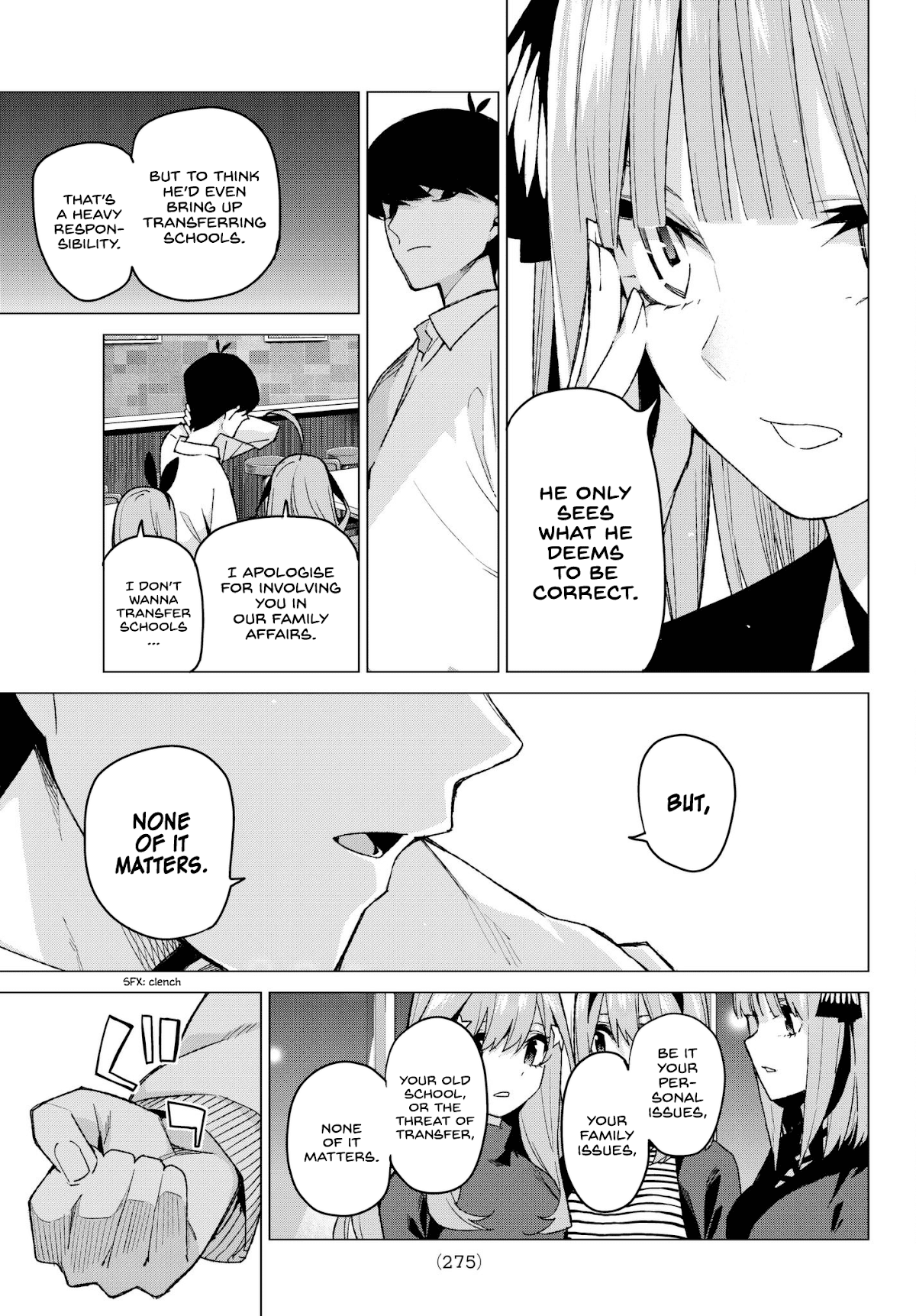 Go-Toubun no Hanayome Chapter 54 page 19 - Chapter 54: Fools’ Battle